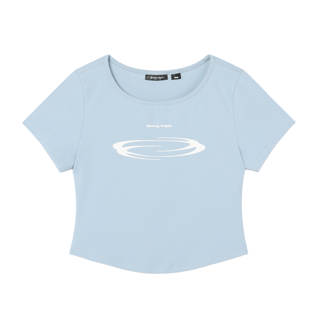 韓国 人気[OPENING PROJECT] W CROPPED SYMBOL T SHIRT - 3D Designer fashion, Seoul-fully created | W Concept