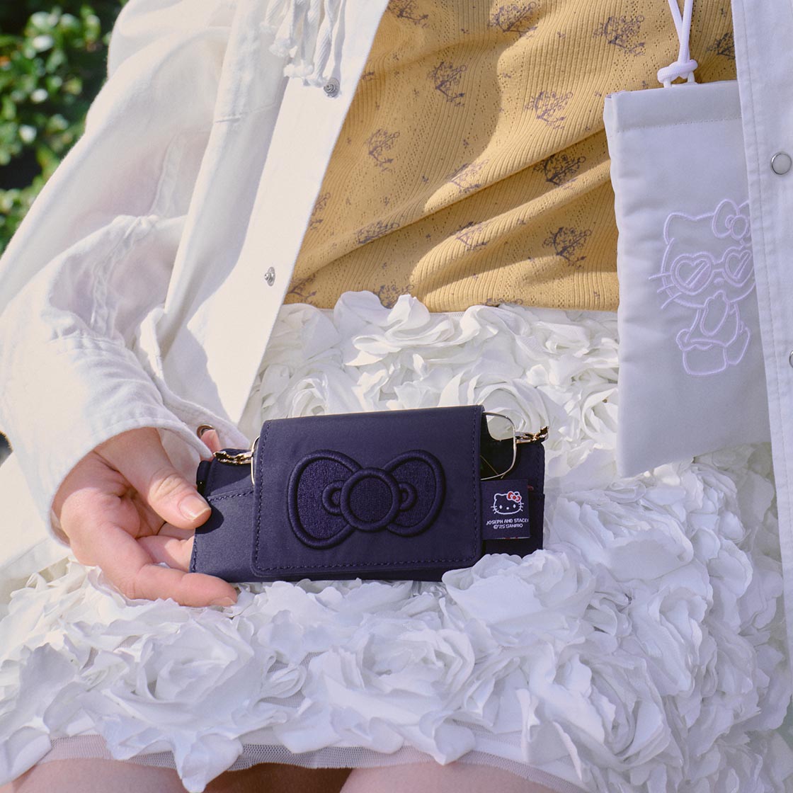 조셉앤스테이시 럭키 헬로키티 글래시스 케이스 네이비(Joseph&Stacey Lucky Hello Kitty Glasses Case Navy) - 4