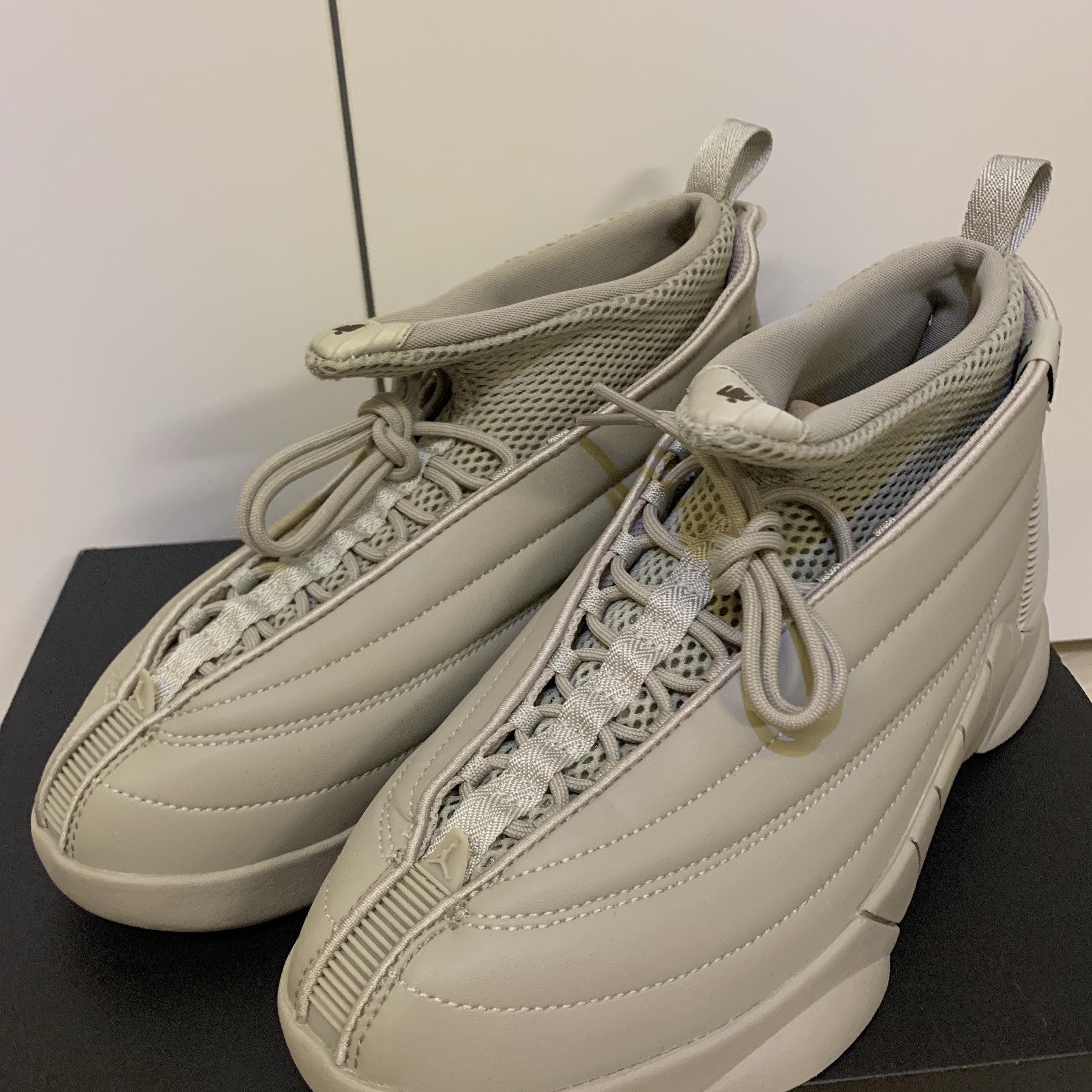 (W) Jordan 15 x Billie Eilish Retro SP Beige 착용 스타일