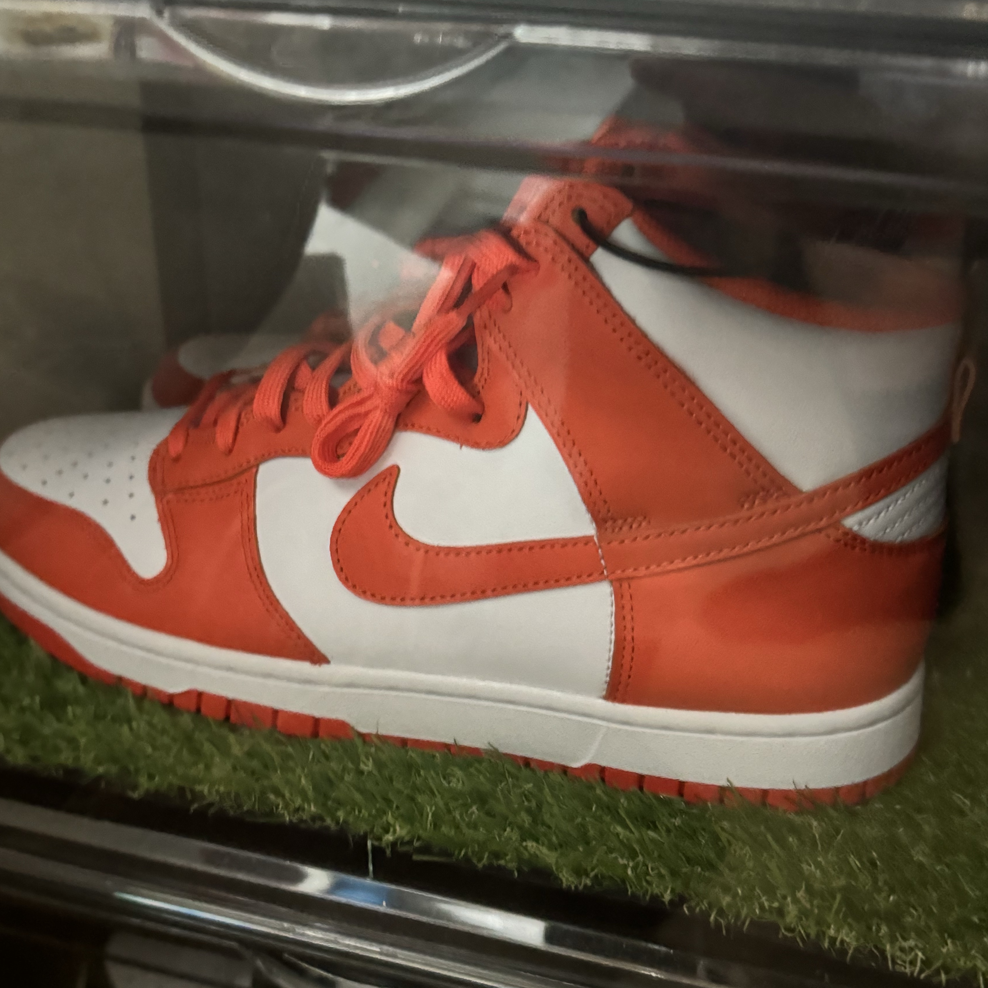 Nike Dunk High Retro Orange Blaze 착용 스타일