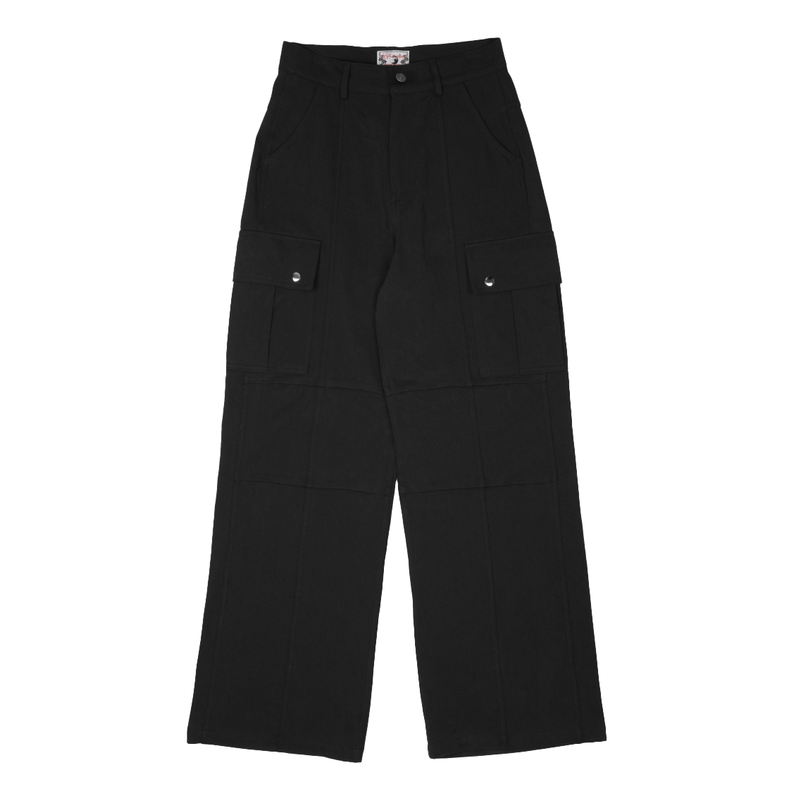 러프넥 더블 턱 카고 팬츠 블랙(Roughneck Double Tuck Cargo Pants Black)