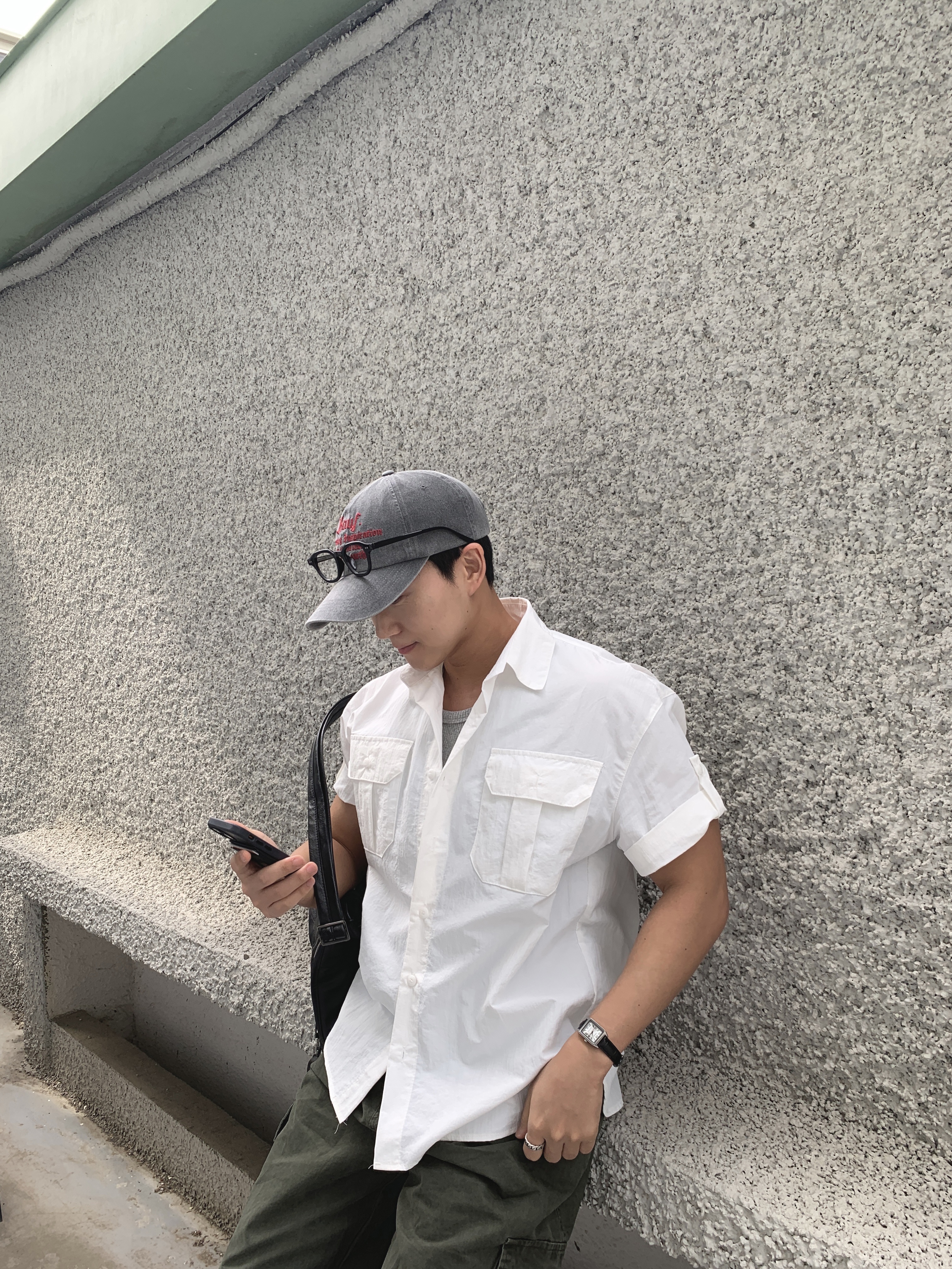 Nike Total 90 III SP Metallic Silver and Black, Casio LTP-V007L-7B1 착용 스타일 - 4