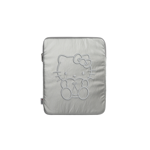 0JSQ1PC03SVF Joseph&Stacey Sleek Tablet Pouch 11inch Hello Kitty Silver