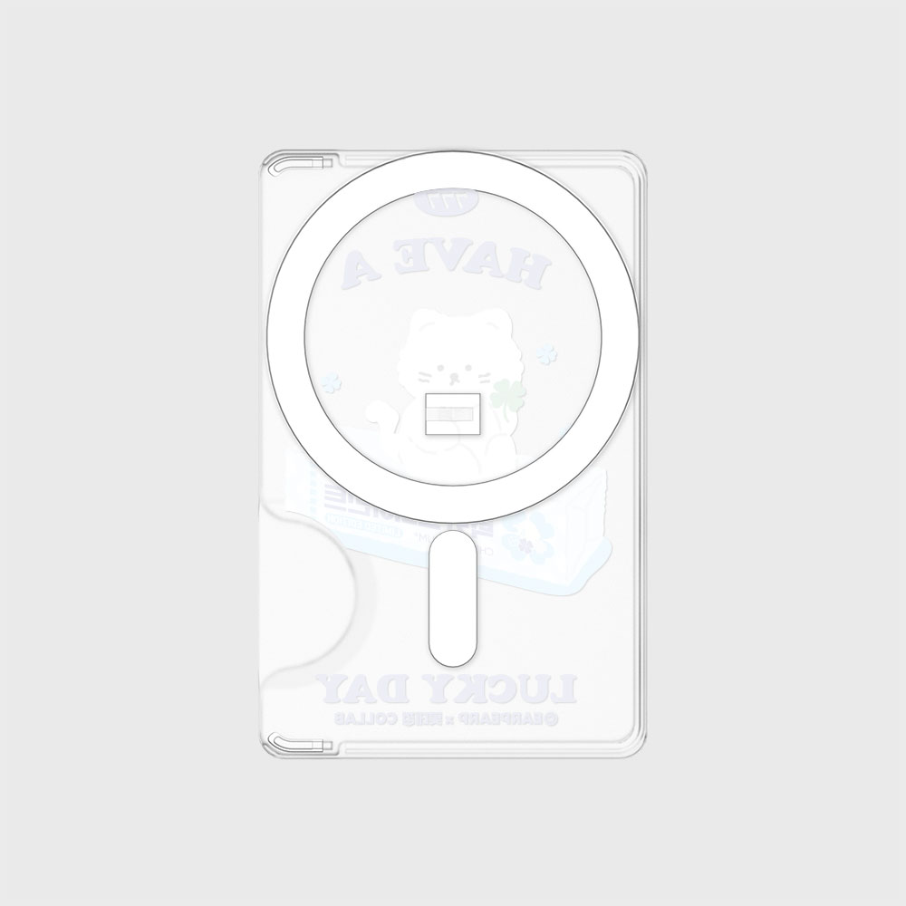 [어프어프 X 롯데껌] 럭키 스피아민트 (맥세이프-카드지갑)([EARPEARP X LOTTE GUM] Lucky Spearmint MagSafe Card Wallet) - 3