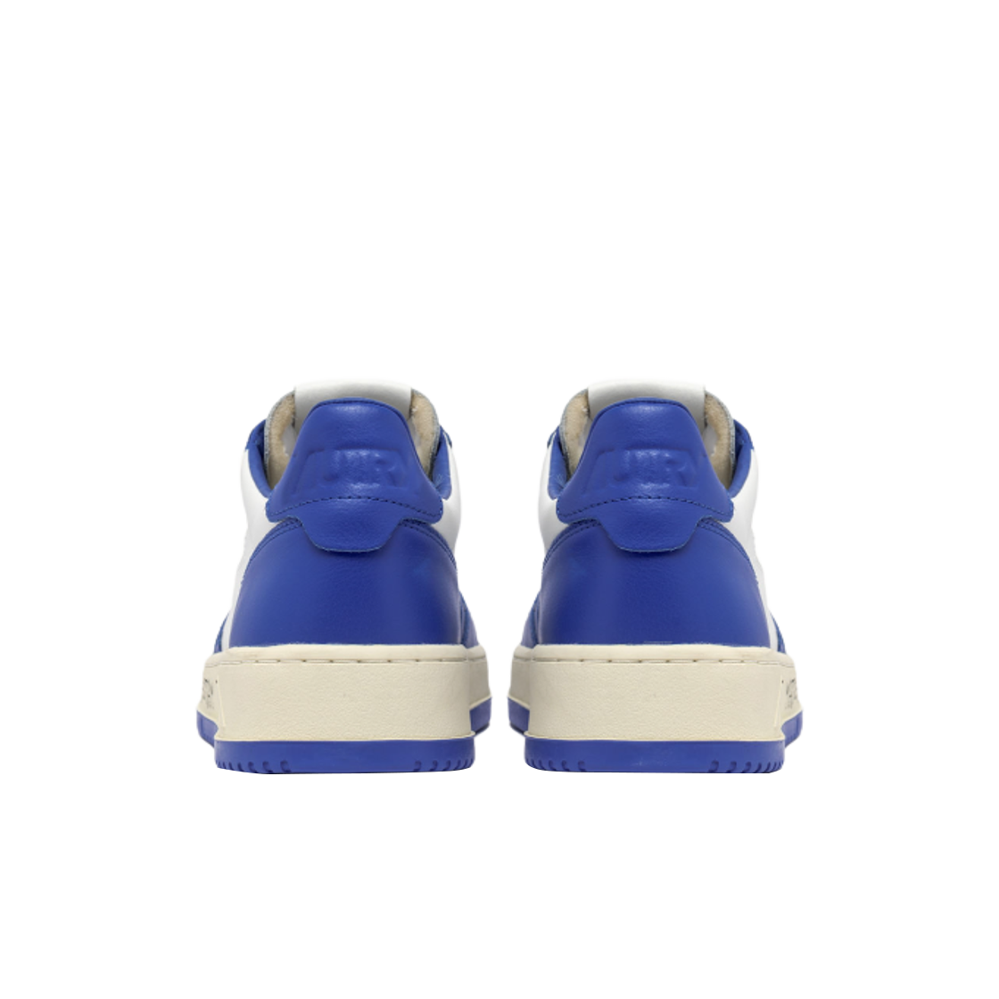 오트리 메달리스트 로우 레터링 스니커즈 화이트 팔라스 블루(Autry Medalist Low Sneakers with Lettering White Palace Blue) - 3