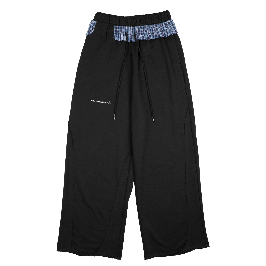 러프넥 그런지 컷아웃 스웻팬츠 블랙(Roughneck Grunge Cut-Out Sweatpants Black)