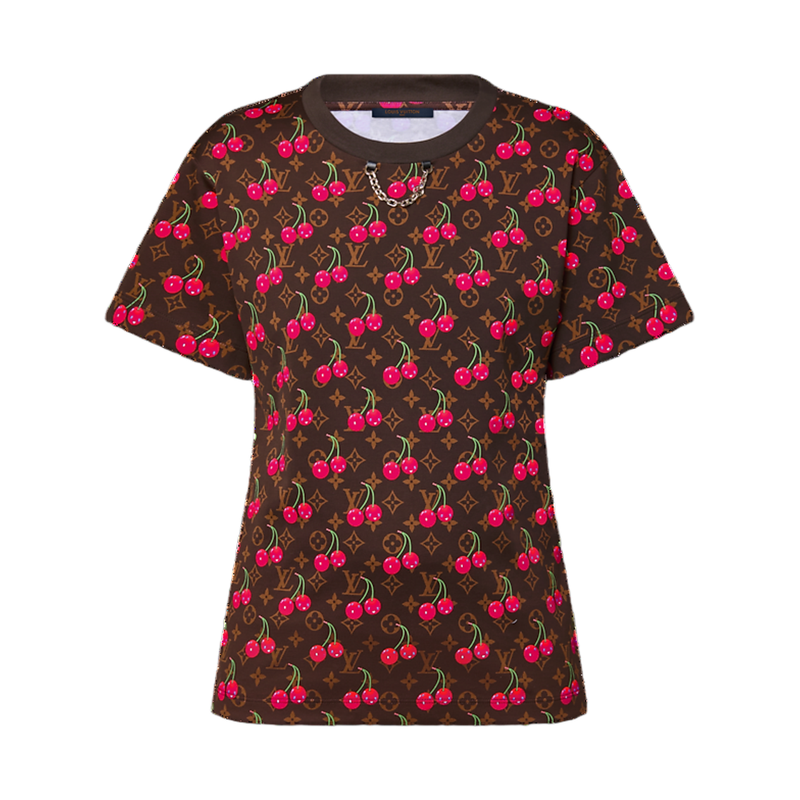 - (W) Louis Vuitton x Murakami Takashi Cherry T-Shirt Brown