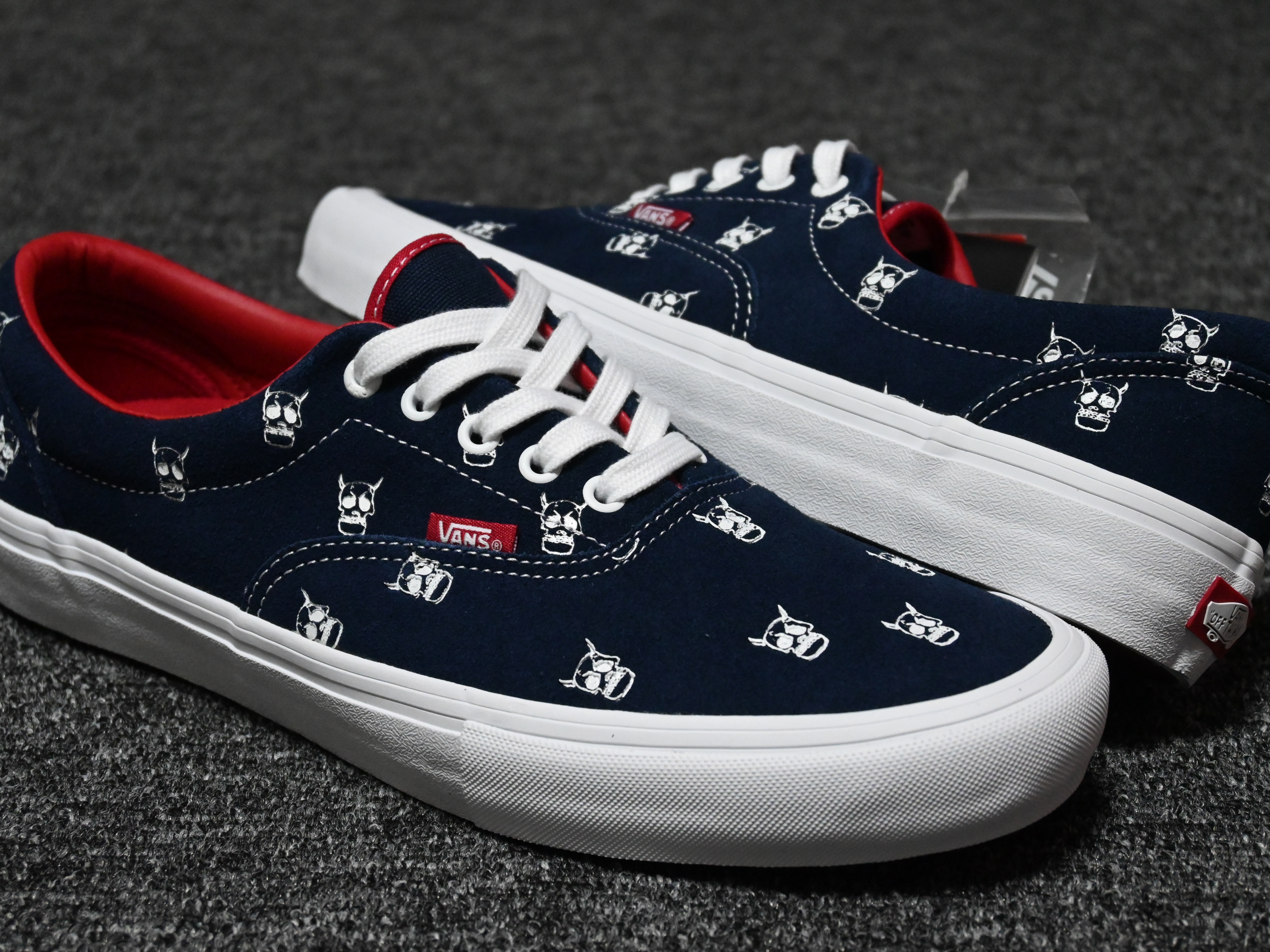 Vans Kader Sylla x Era Pro Navy Red 착용 스타일