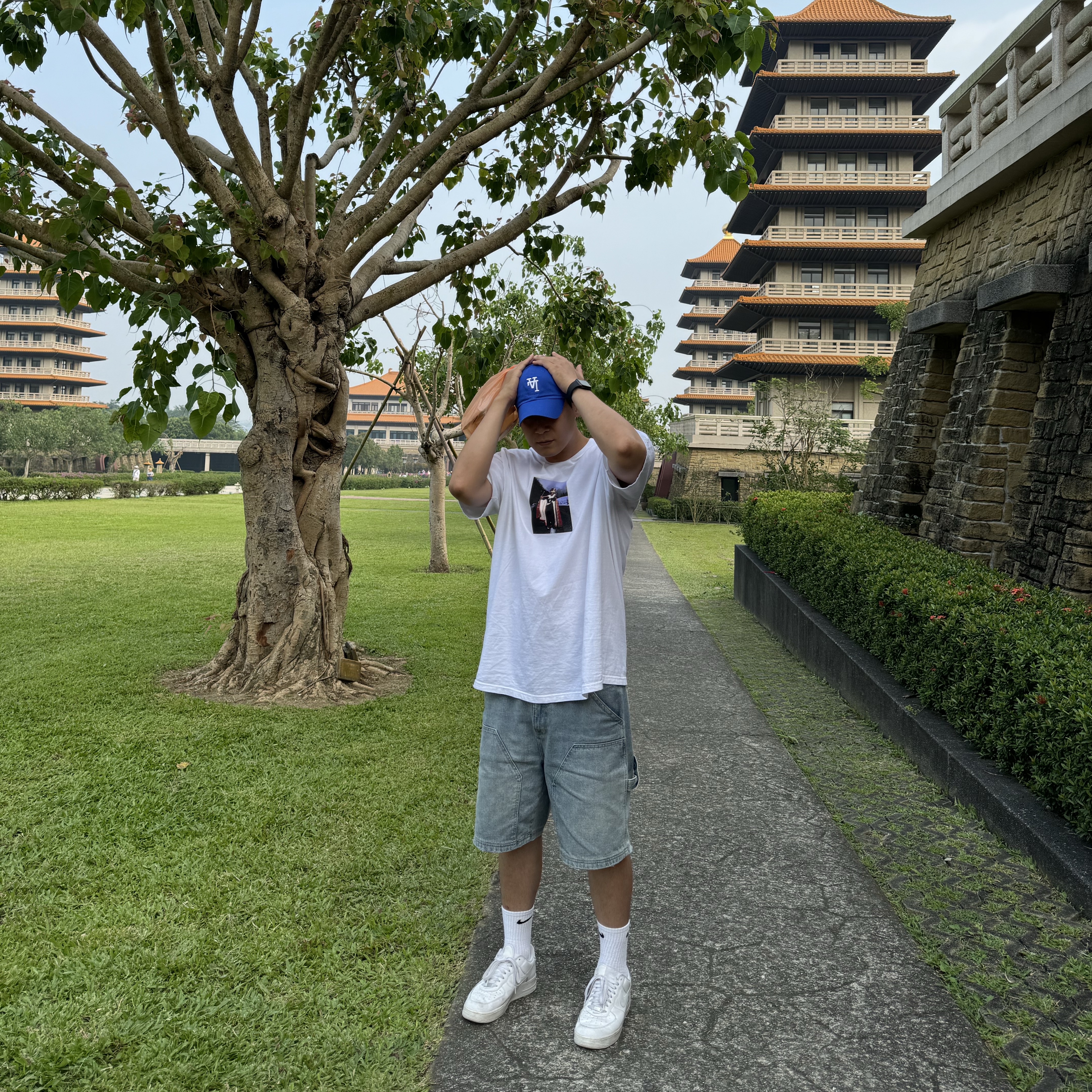 Supreme x Martine Rose Lee Scratch Perry T-Shirt White - 24FW 착용 스타일