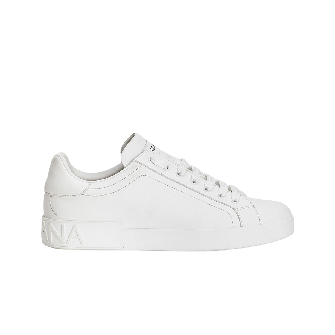 CS1772A106580001 Dolce & Gabbana Calfskin Portofino Sneakers White