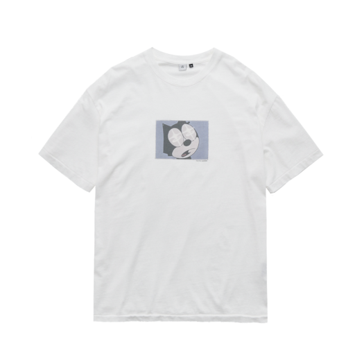 PL5OTS0426E9 [예약 배송] Polyteru 1/2 Graphic T-Shirt 'Capitalist' White