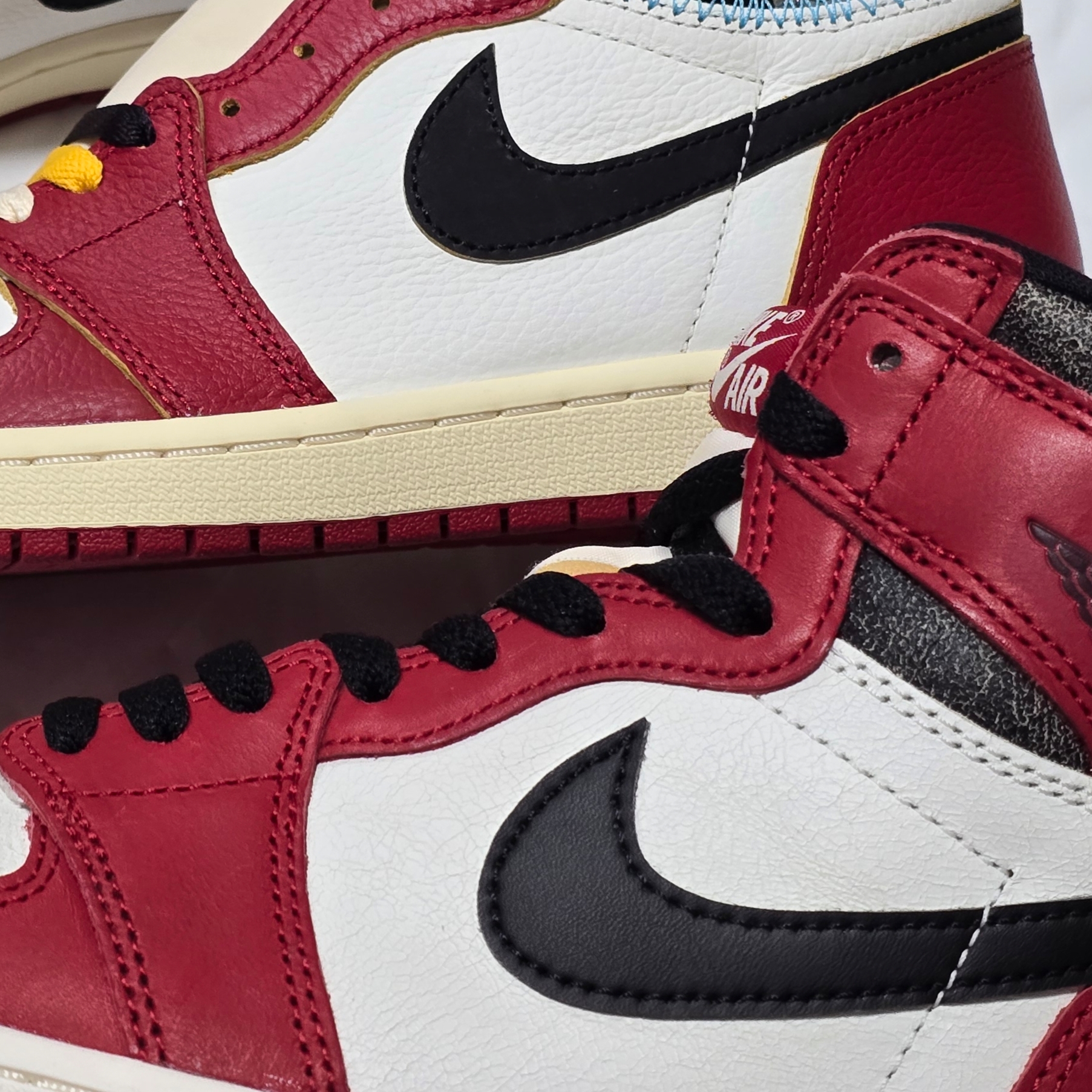 Jordan 1 x Union Retro High OG Chicago Shadow, Jordan 1 Retro High OG Chicago 2022 착용 스타일