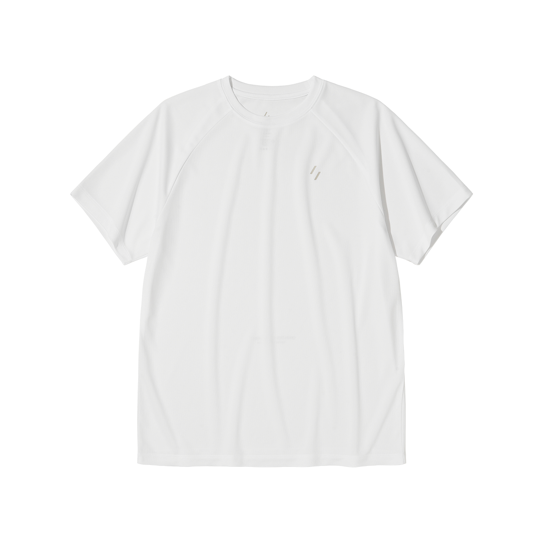 WBEUTS004WH Welter Experiment Brisa Raglan T-Shirt White