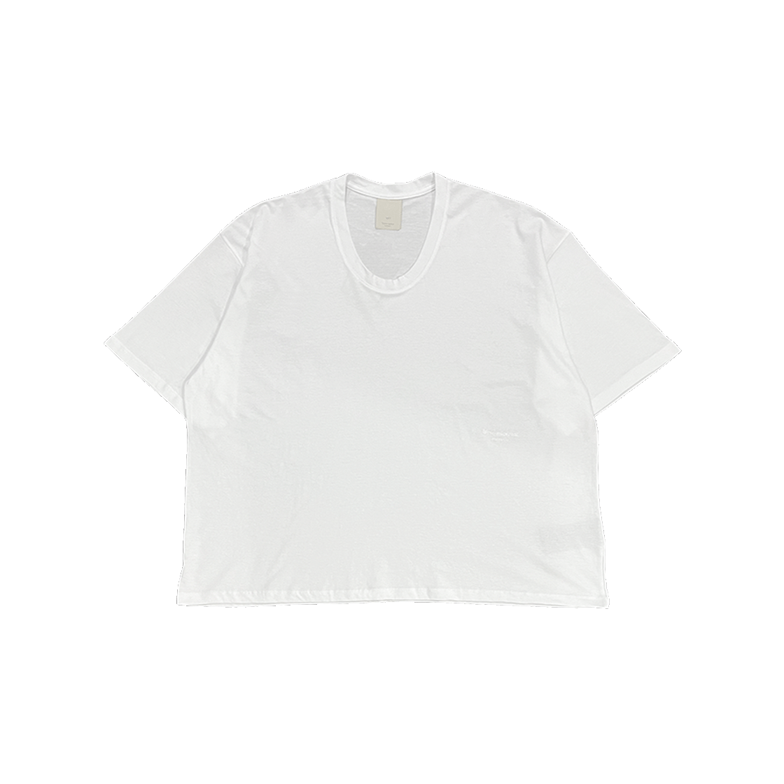 언더마이카 무.111 오리지널 로고 루즈 핏 유넥 티셔츠 화이트(Undermycar Mu.111 Original Logo Loose fit U-neck T-shirts White)