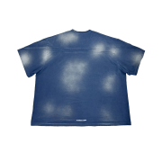 Nonnod Back Detail T-Shirt Washed Navy