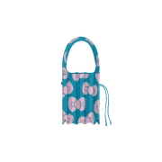 Joseph&Stacey Lucky Pleats Knit S Leopard Hello Kitty Lollipop Blue