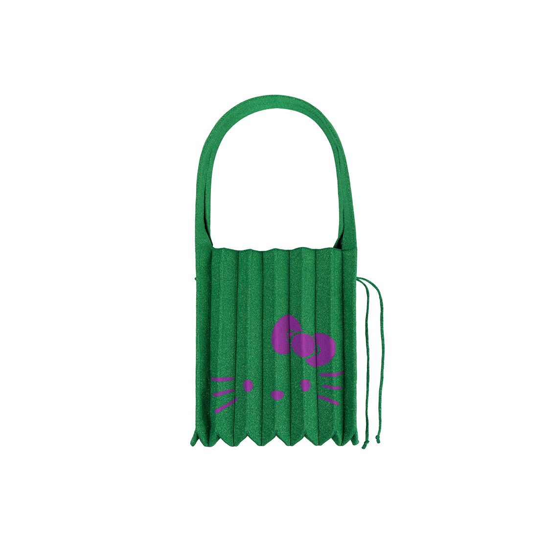 0JSQ1SH07TGRM [예약 배송] Joseph&Stacey Lucky Pleats Knit M Starry Hello Kitty Twinkle Green