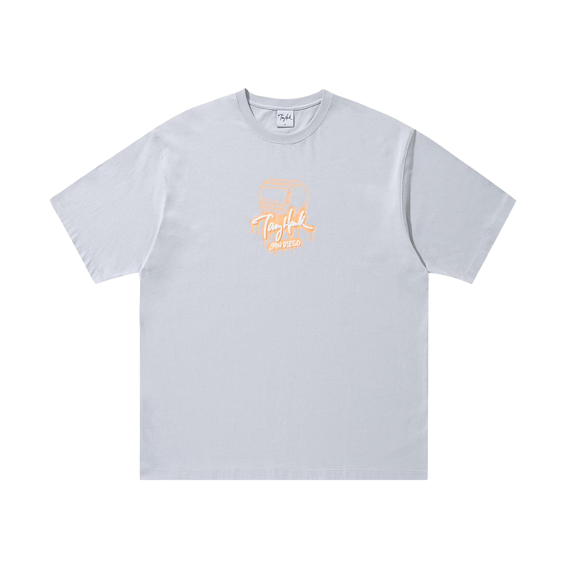 토니호크 스케이트 휠 그래픽 티셔츠 라이트 블루(TONYHAWK Skate Wheel Graphic T-Shirt Light Blue)