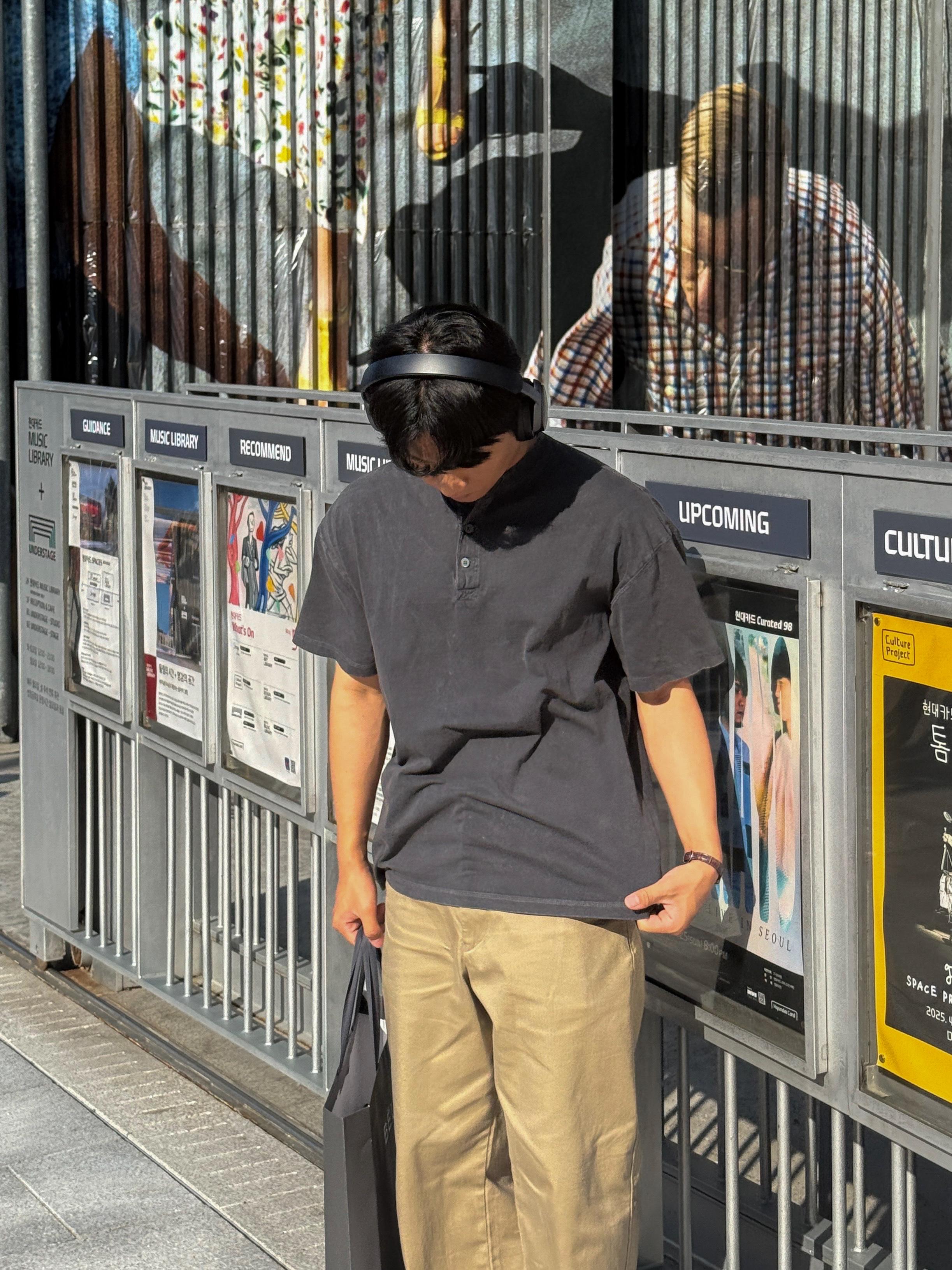BOSE QC Ultra Black (Korean Ver.), On Running x Post Archive Faction (Paf) Cloudmonster 2 Thorn Brown 착용 스타일 - 6