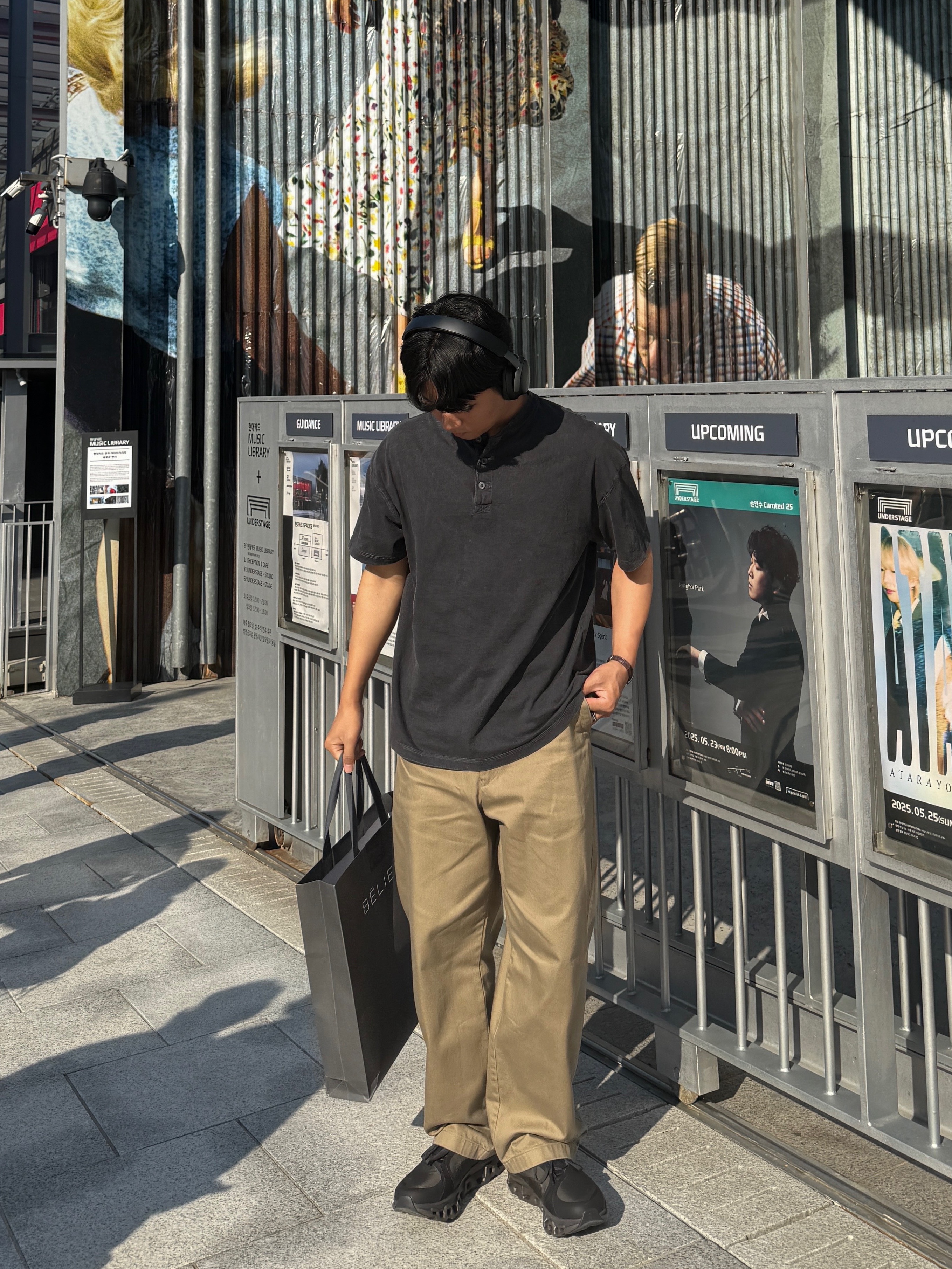 BOSE QC Ultra Black (Korean Ver.), On Running x Post Archive Faction (Paf) Cloudmonster 2 Thorn Brown 착용 스타일 - 9