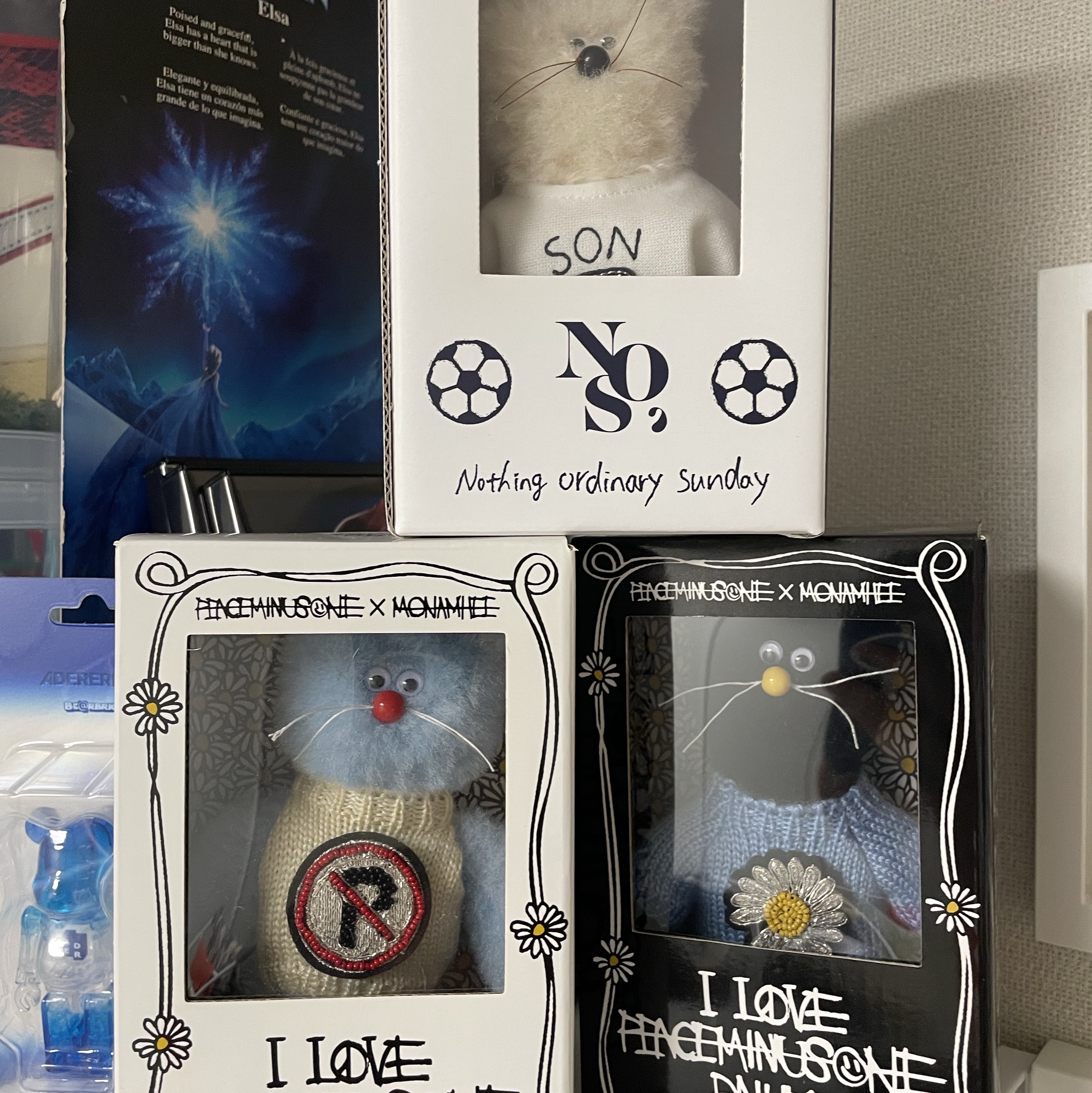 Monamhee x Peaceminusone Daihee Plush Keyring, Monamhee x Peaceminusone Syhee Plush Keyring 착용 스타일