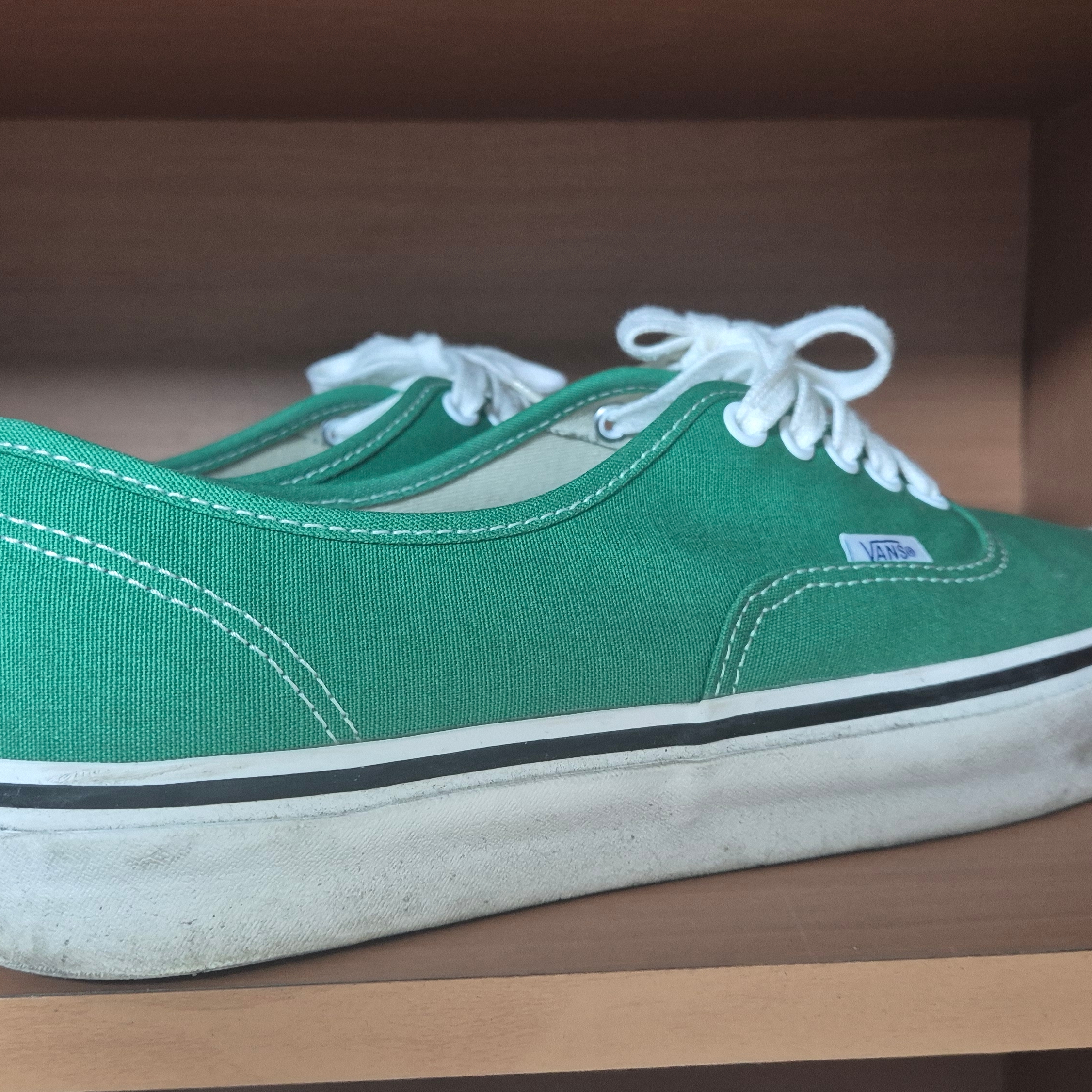 Vans Authentic 44 DX Anaheim Factory Emerald Green 착용 스타일