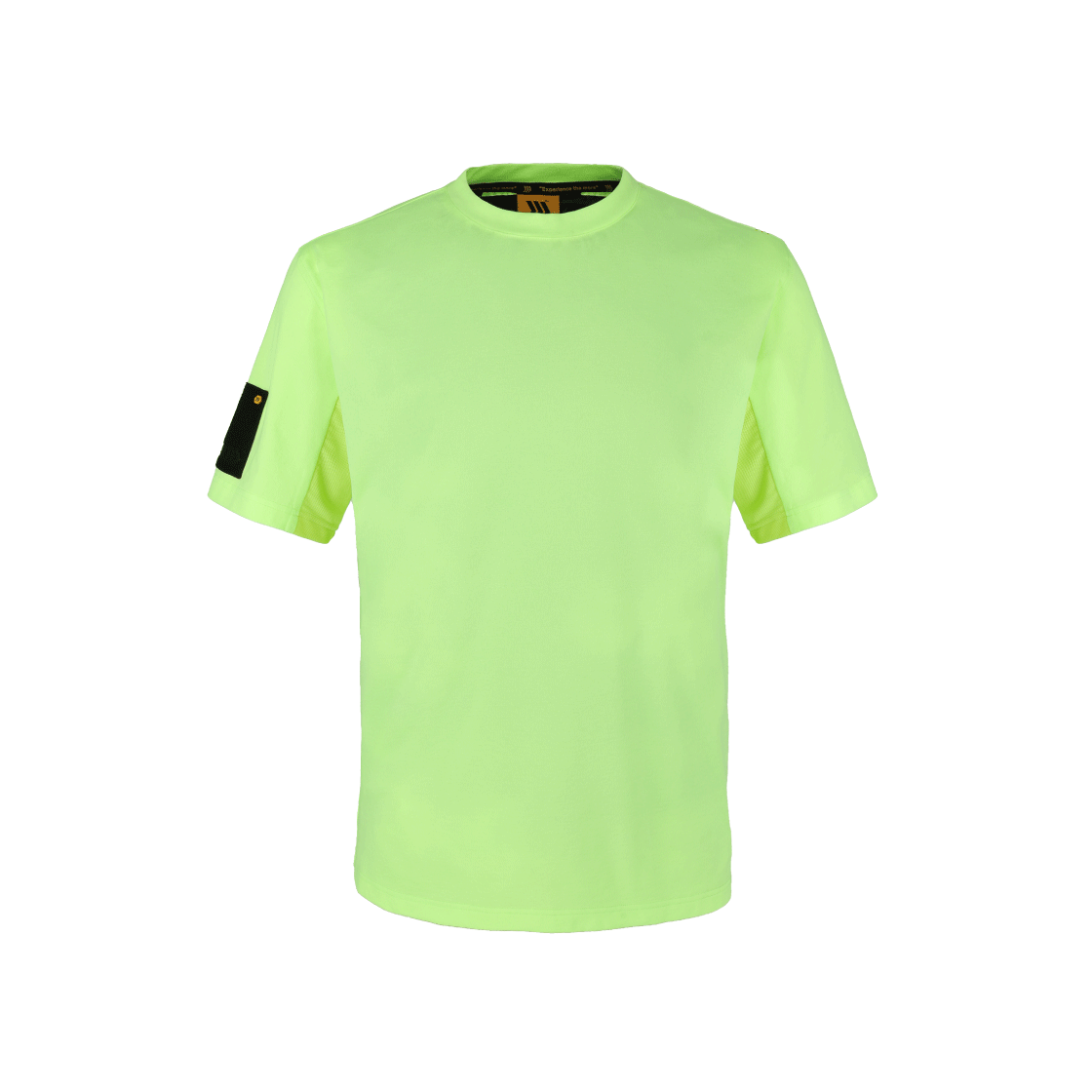 윌비 랩 소로나 메쉬 반팔 티셔츠 옐로우(WILLBE LAB Sorona Mesh Short-Sleeved T-Shirt Yellow)