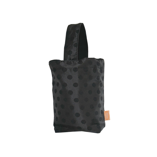 P00000DL POUPPET Polka Dot Mini Bag Silky Black