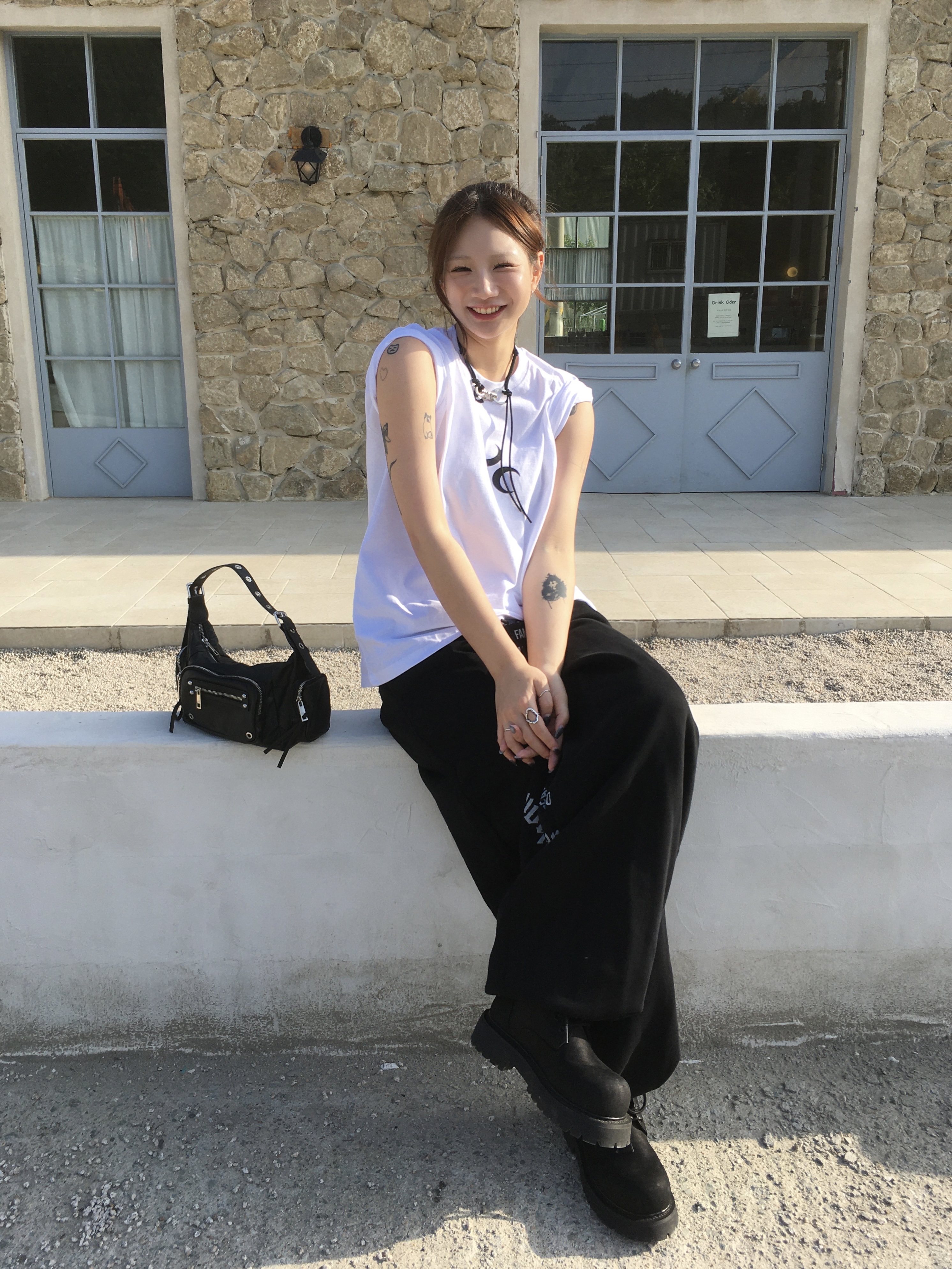 LOSTGARDEN Route Black 착용 스타일