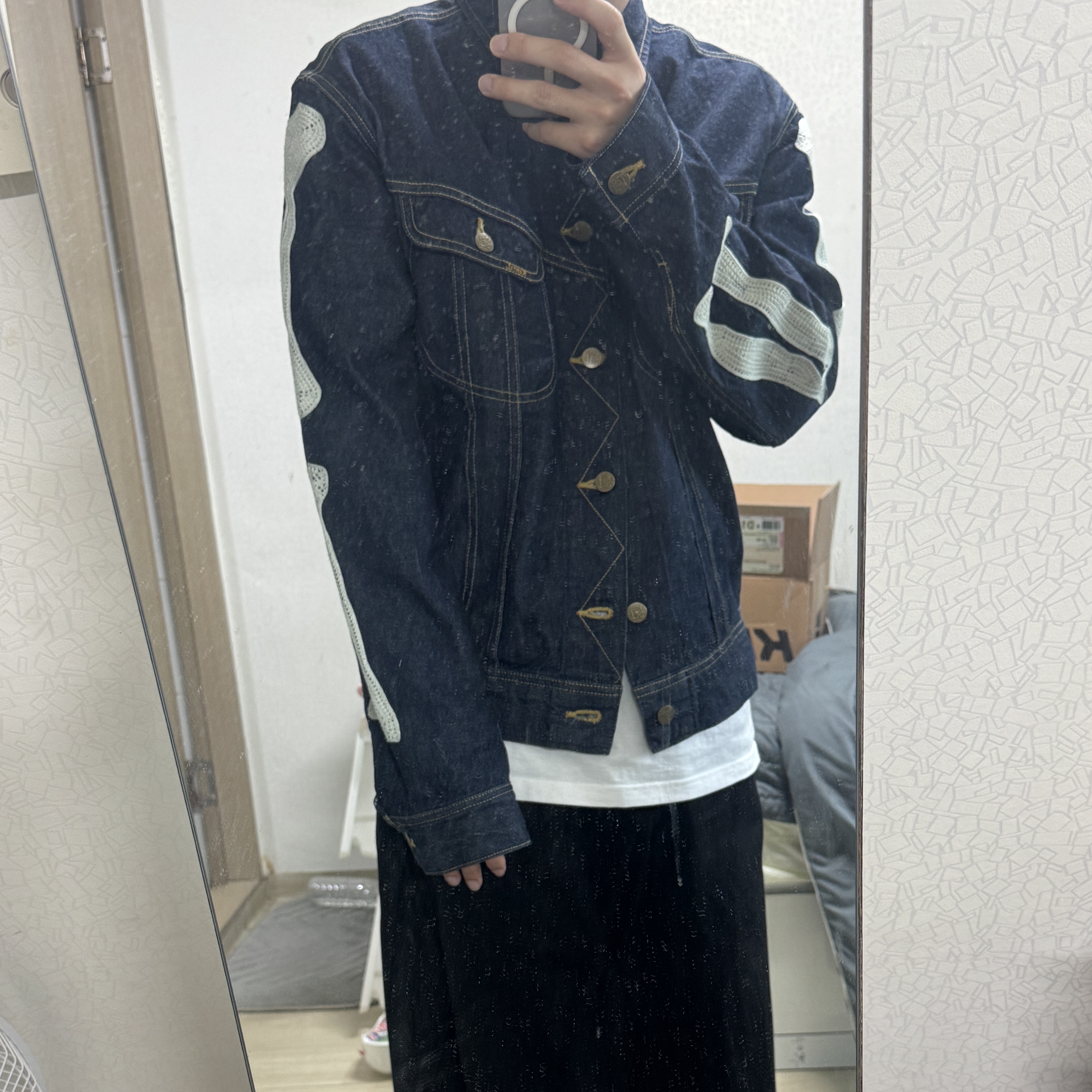 Kapital 11.5 oz. Denim Mexican Tuxedo Westerner Bone Jacket Indigo 착용 스타일