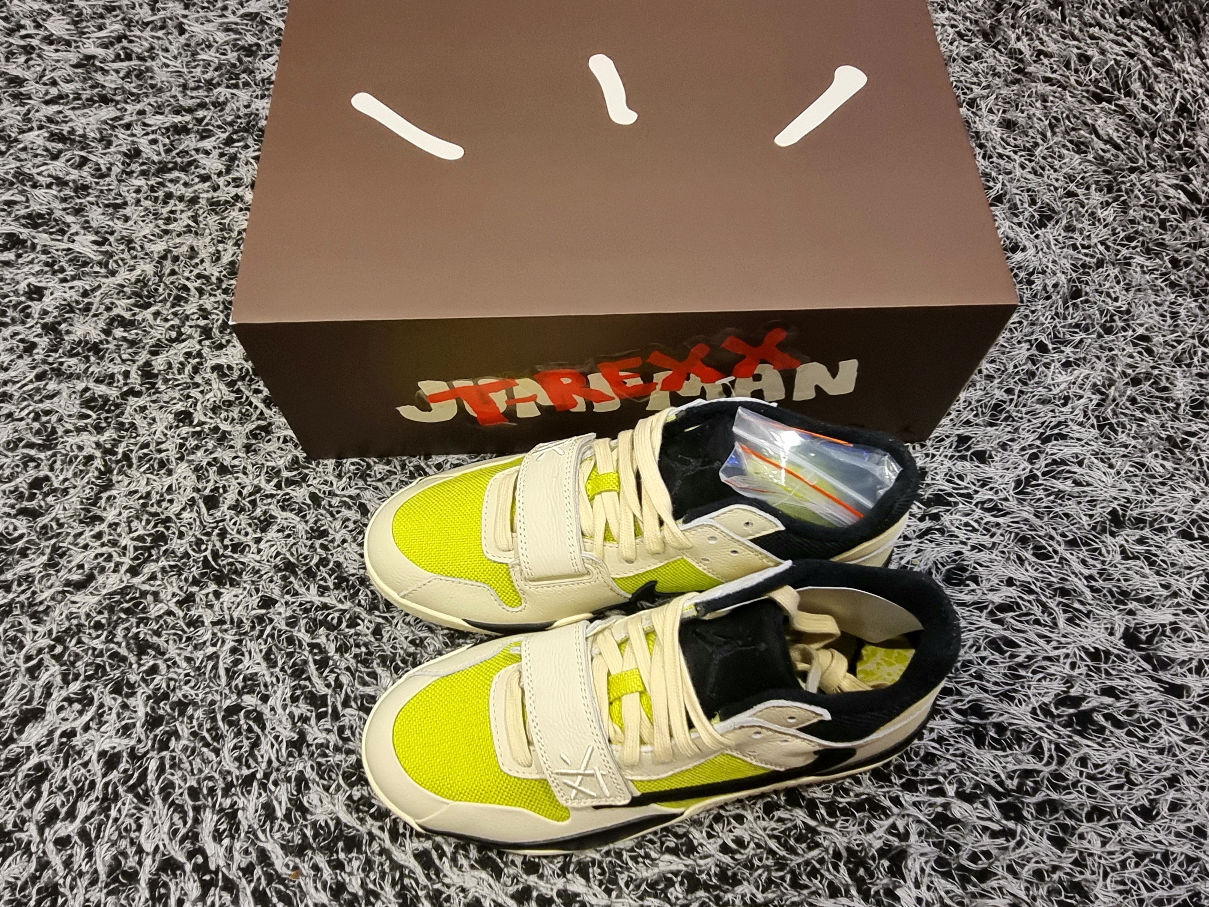Jordan x Travis Scott Jumpman Jack TR Bright Cactus 착용 스타일 - 6