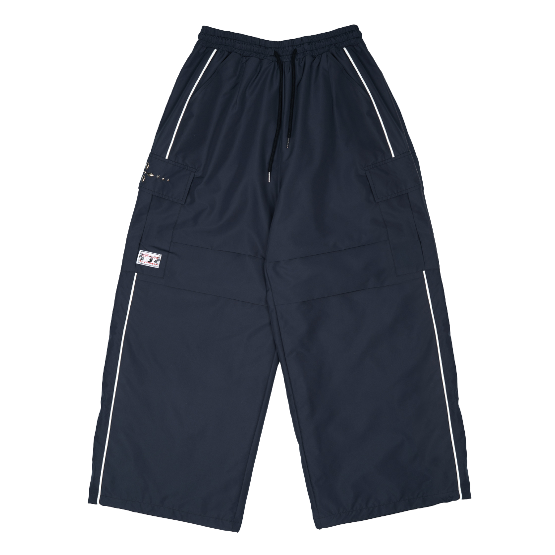 러프넥 로자리오 배기 트랙 팬츠 네이비(Roughneck Rosario Baggy Track Pants Navy)