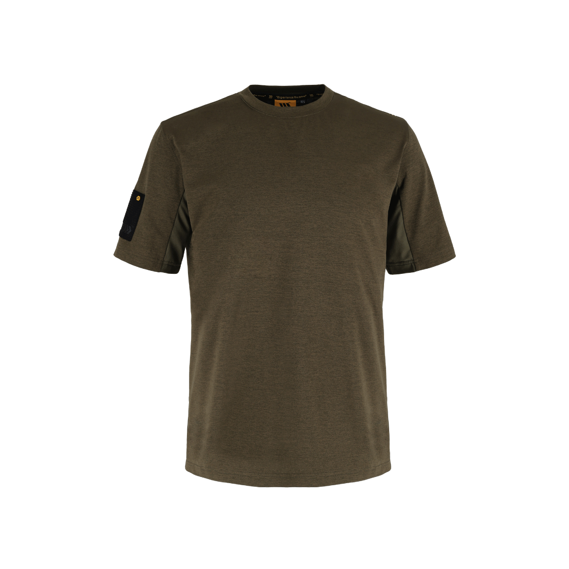 윌비 랩 소로나 메쉬 반팔 티셔츠 올리브(WILLBE LAB Sorona Mesh Short-Sleeved T-Shirt Olive)