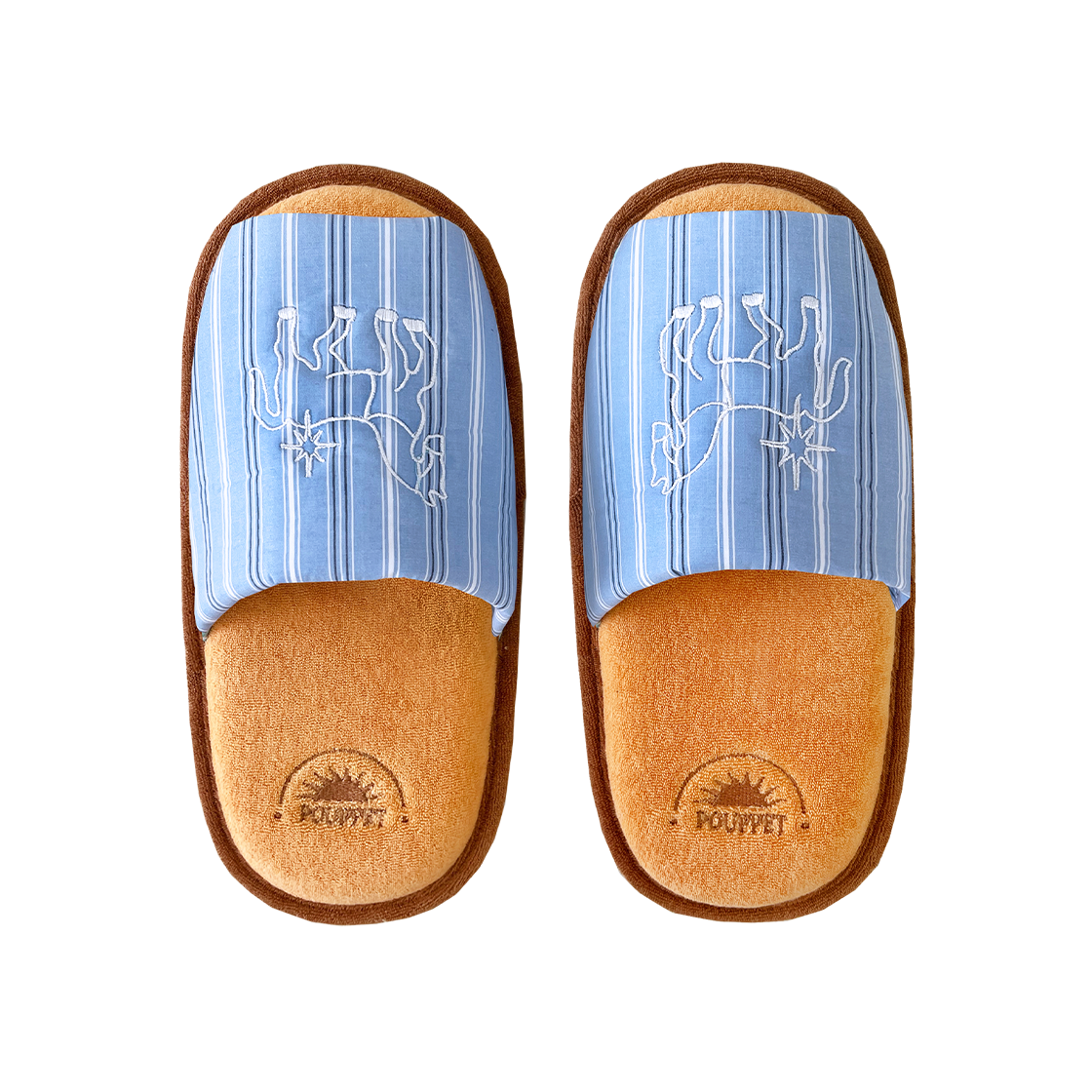 P00000CC POUPPET Cutie Pony Room Shoes Blue