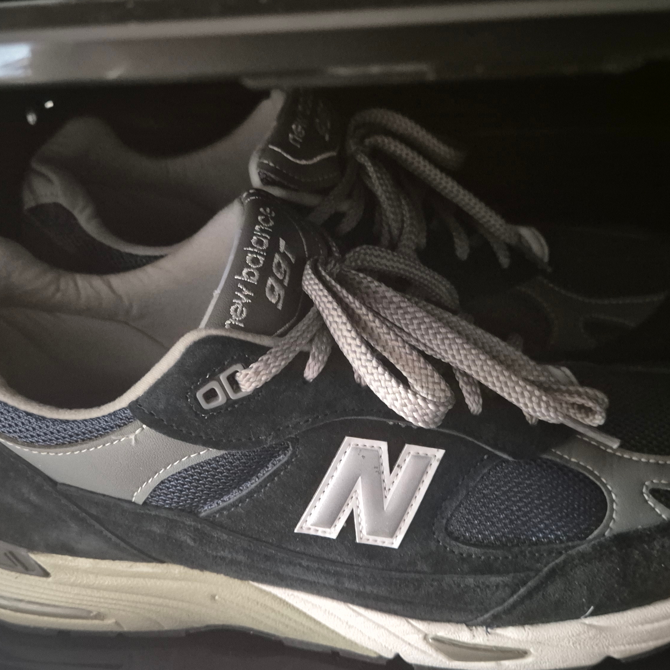 New Balance 991 Made in UK Navy 착용 스타일