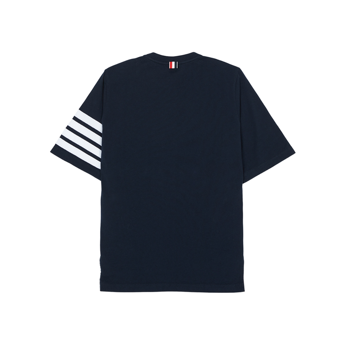 (W) 톰브라운 저지 사선 숏슬리브 티셔츠 네이비((W) Thom Browne Jersey 4-Bar Short Sleeve T-Shirt Navy) - 2