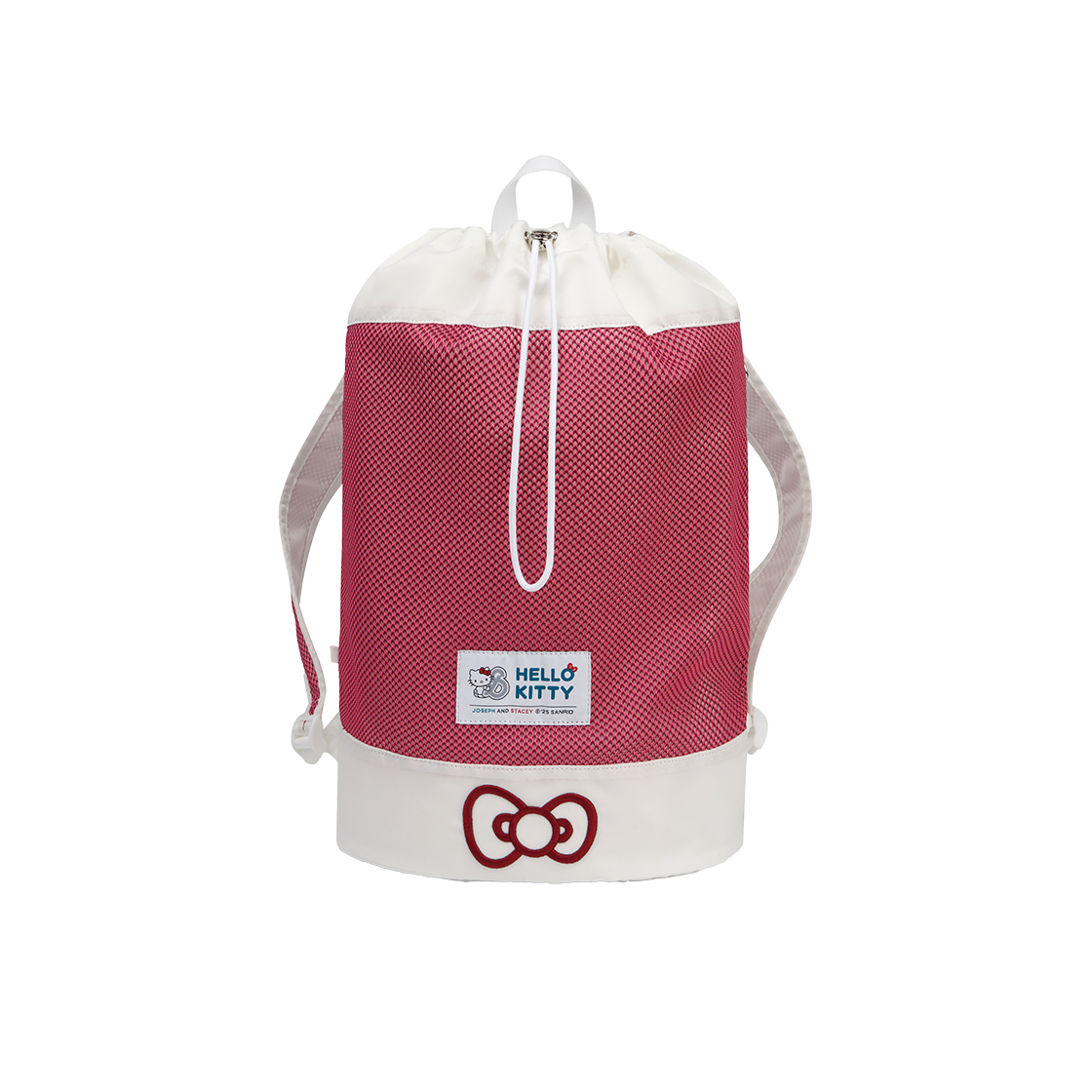 조셉앤스테이시 메쉬 백팩 헬로키티 레드 화이트(Joseph&Stacey Mesh Backpack Hello Kitty Red White)