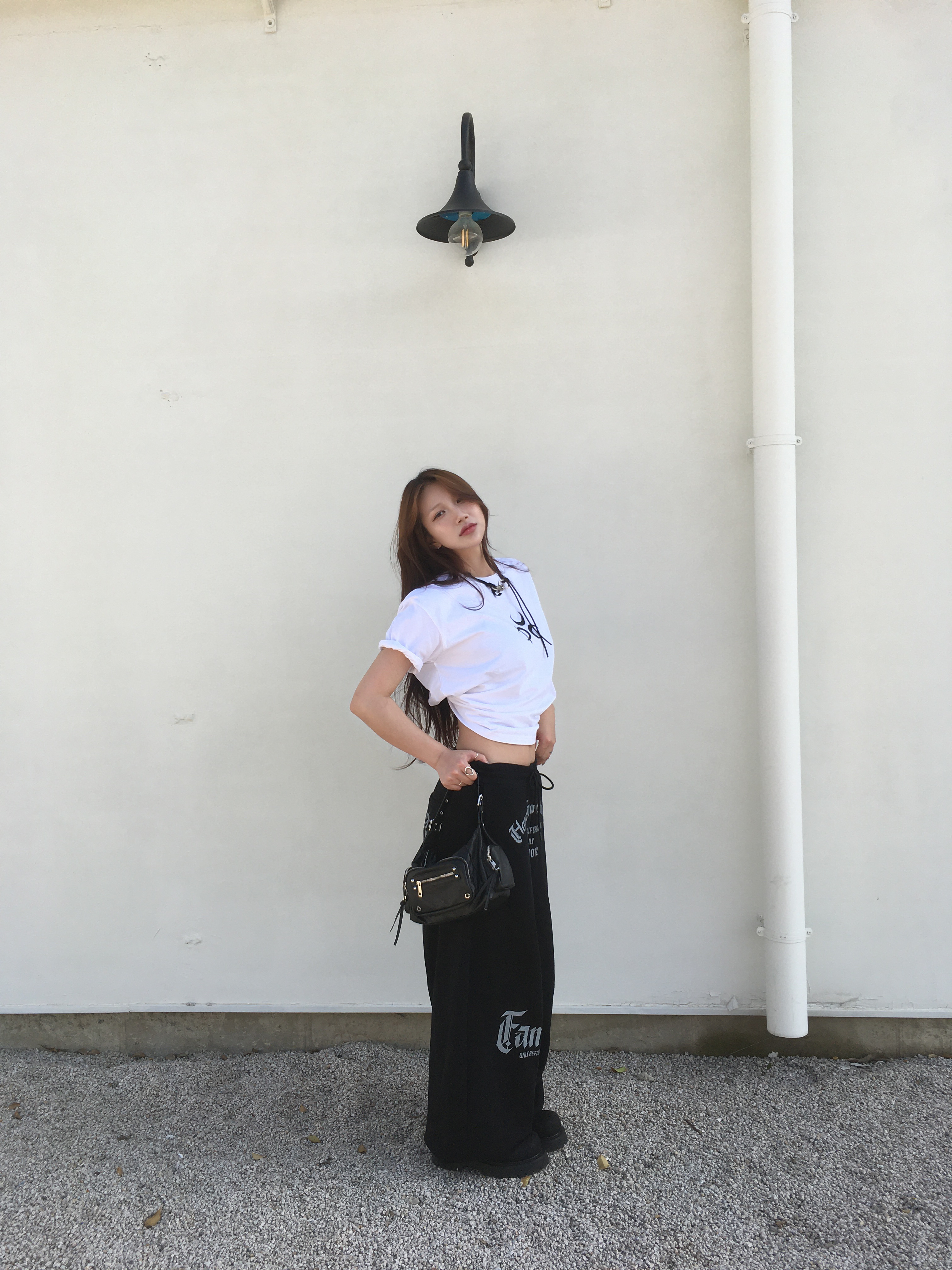 LOSTGARDEN Route Black 착용 스타일