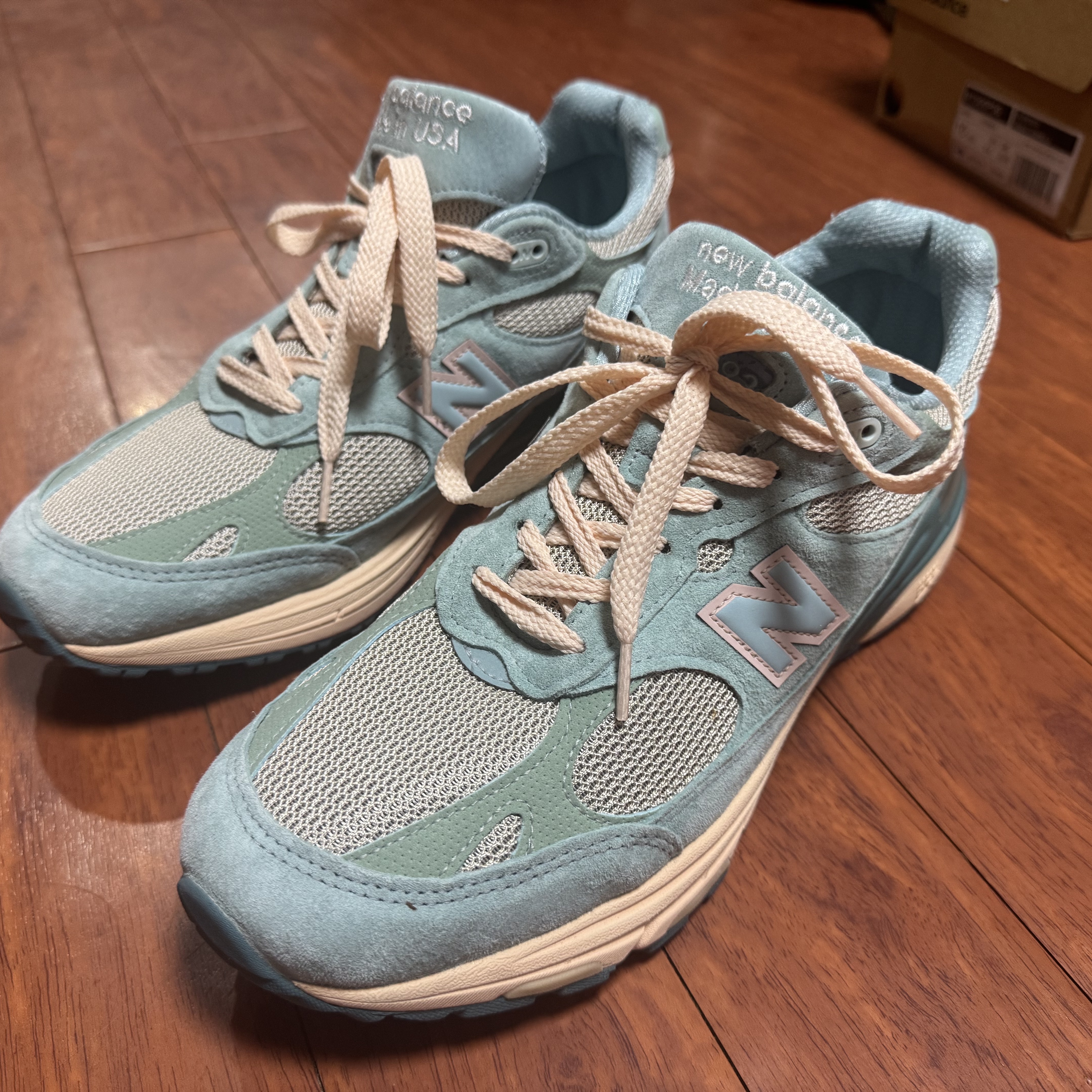 New Balance x Joe Freshgoods 993 Made in USA Arctic Blue 착용 스타일