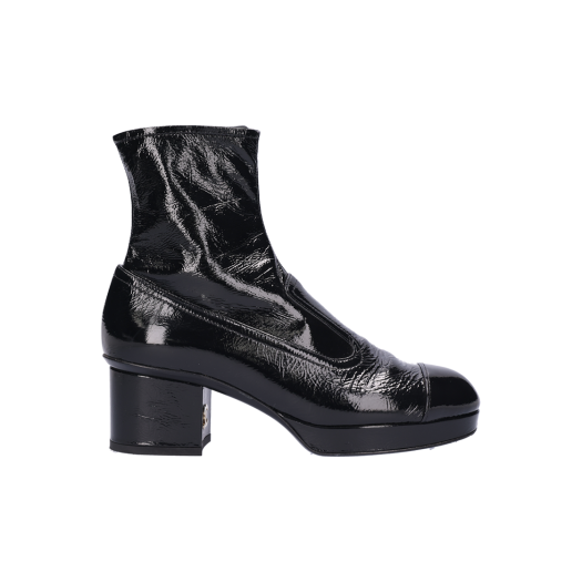 IT7IL57KJ7GG Chanel Short Boots Black 36