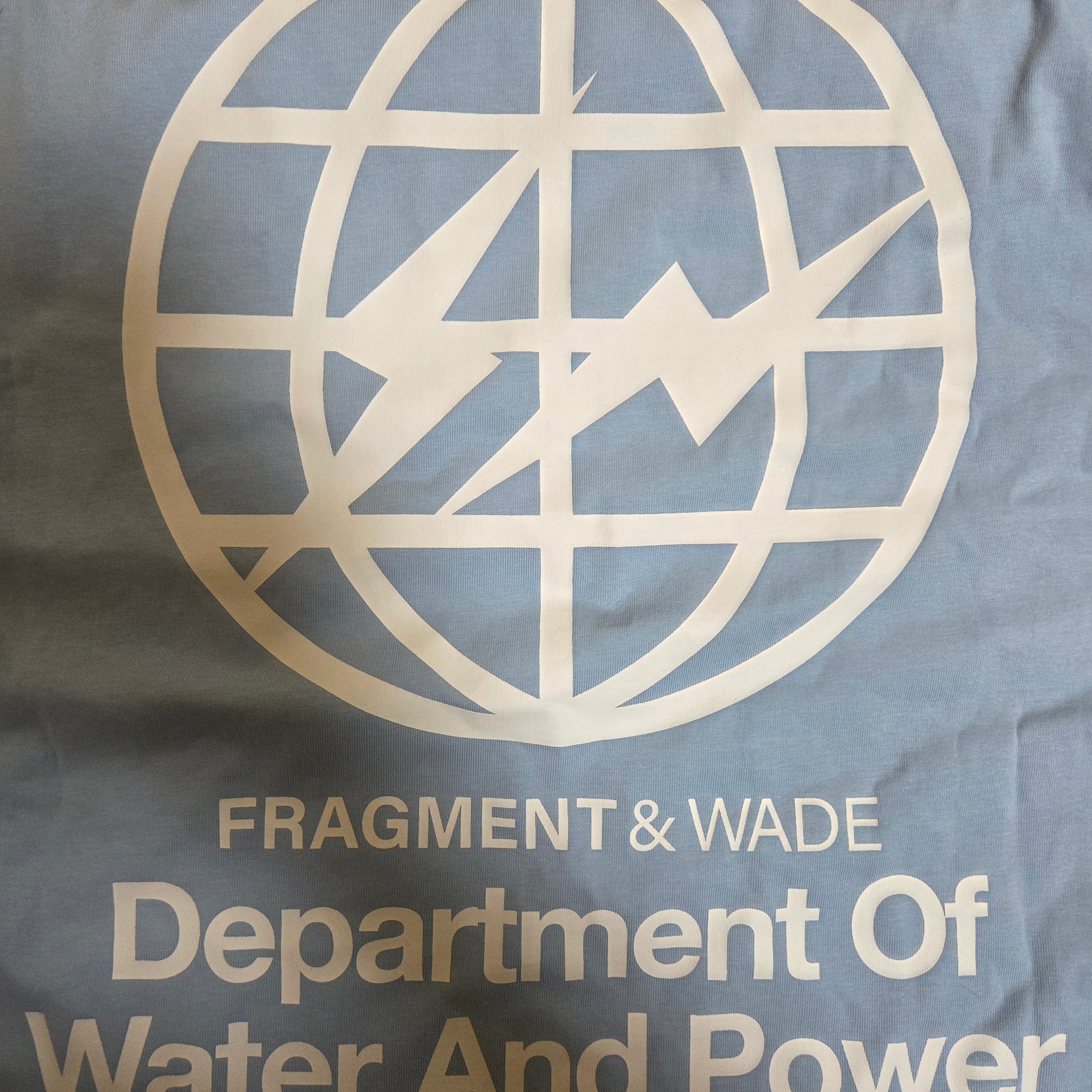 Fragment x Wade T-Shirt Sky Blue 착용 스타일