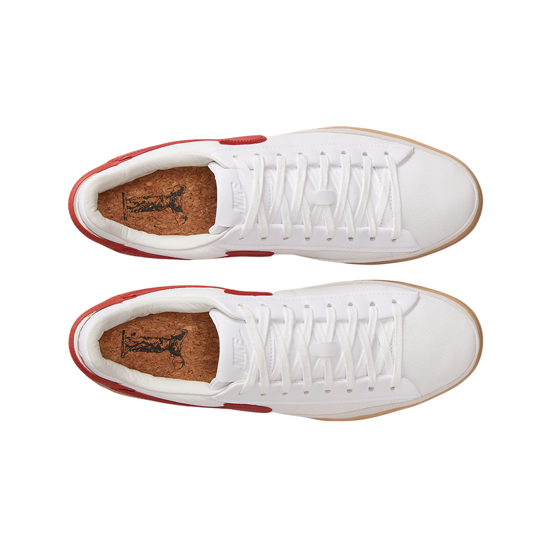 나이키 블레이저 팬텀 로우 화이트 드래곤 레드(Nike Blazer Phantom Low White Dragon Red) - 2