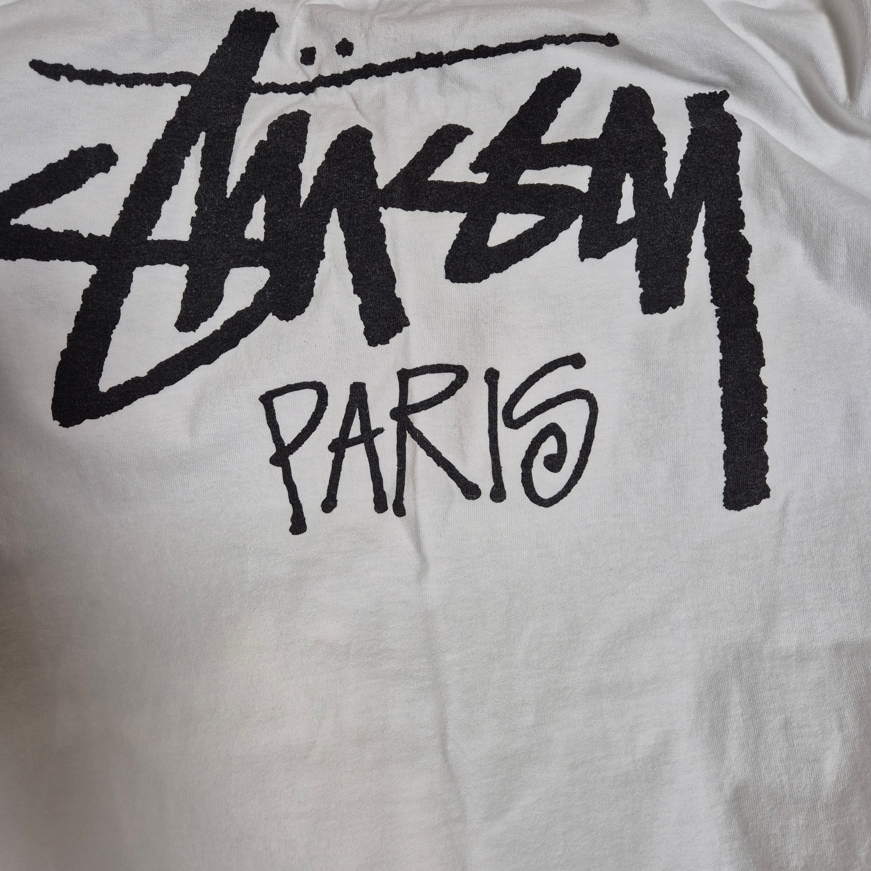 Stussy Stock Paris T-Shirt White 착용 스타일