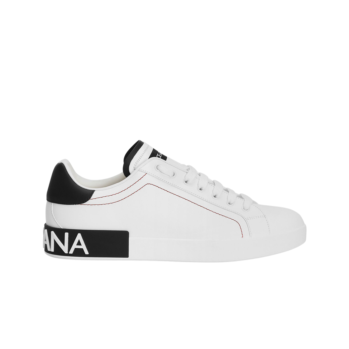 돌체 앤 가바나 카프스킨 나파 포르토피노 스니커즈 화이트(Dolce & Gabbana Calfskin Nappa Portofino Sneakers White)