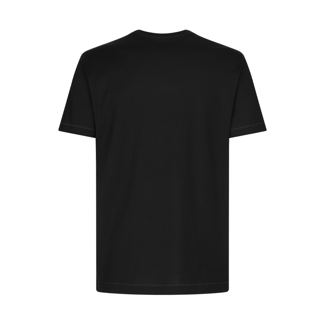 돌체 앤 가바나 로고 코튼 티셔츠 블랙(Dolce & Gabbana Cotton T-Shirt with Logo Black) - 2