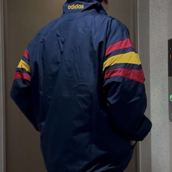 Adidas Spain 1996 Woven Track Jacket Night Indigo - KR Sizing 착용 스타일 - 1
