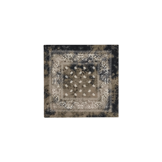 DEF043 DEFGARMENTS Bleach Bandana Black
