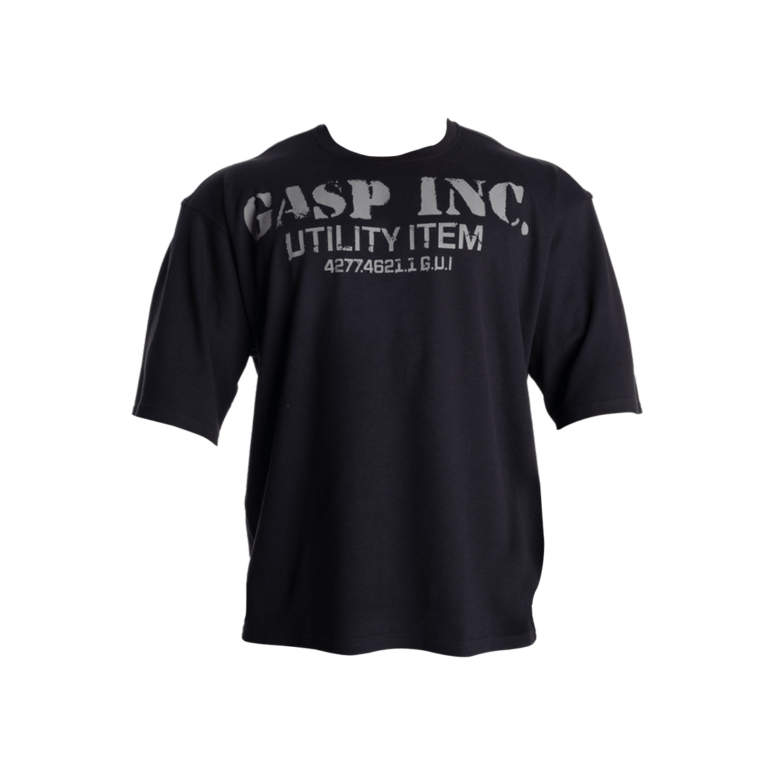 220912-980 Gasp Iron Thermal T-Shirt Asphalt