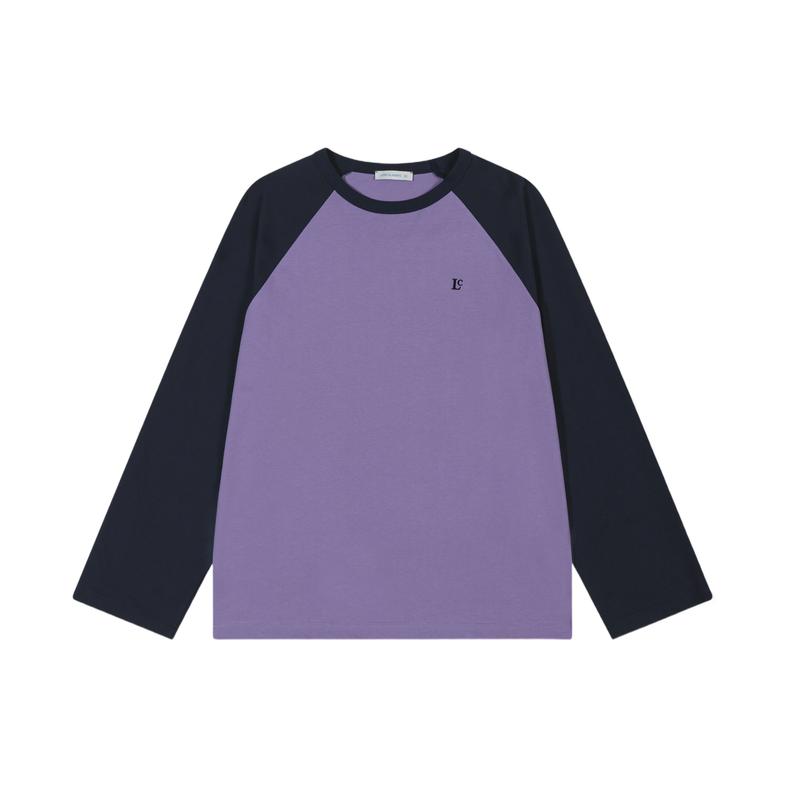 (W) 로우클래식 래글런 티셔츠 퍼플((W) Low Classic LC Raglan T-Shirt Purple)