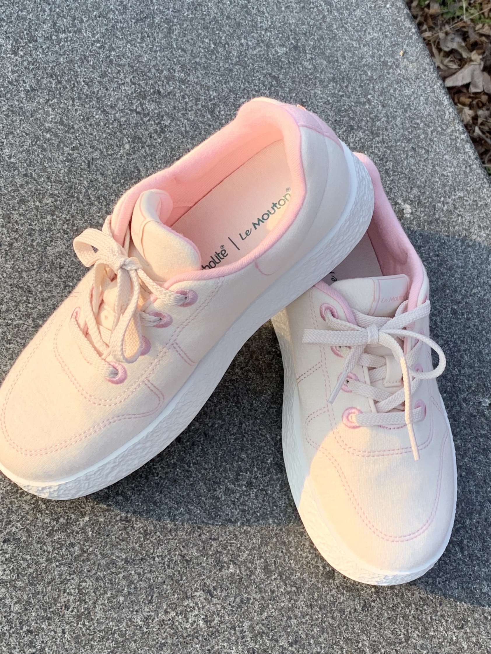 [6% 적립] LeMouton Mate Cream Pink 착용 스타일 - 5